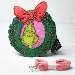Loungefly Dr. Seuss Green Crossbody Bag